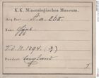 Etiketten zu Gips (NHMW-MIN-Aa268)